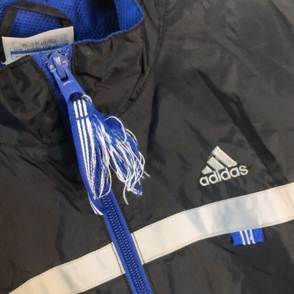 ADIDAS | Adidas Logo Windbreaker Active Jacket - Size Large - Picture 4 of 9